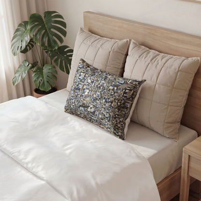 Cotton Pillow Sham "QUAD" col. Neutral