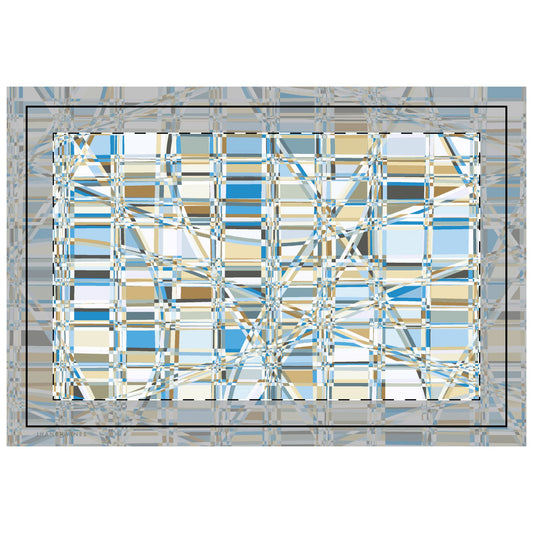 Modern Quilted Placemat "WRAP" col. Celestial - Stylish Table Decor for Every Occasion