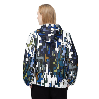 Windbreaker Jacket "CIRCUIT" col. Blue Jeans