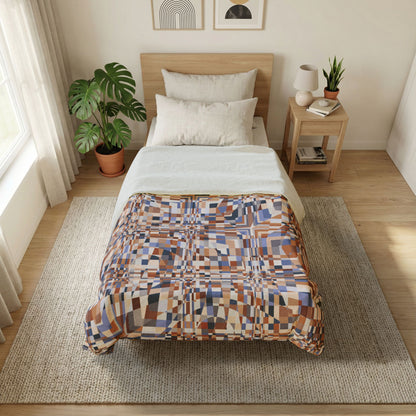 Cotton Duvet Cover "QUAD" col. Mirage