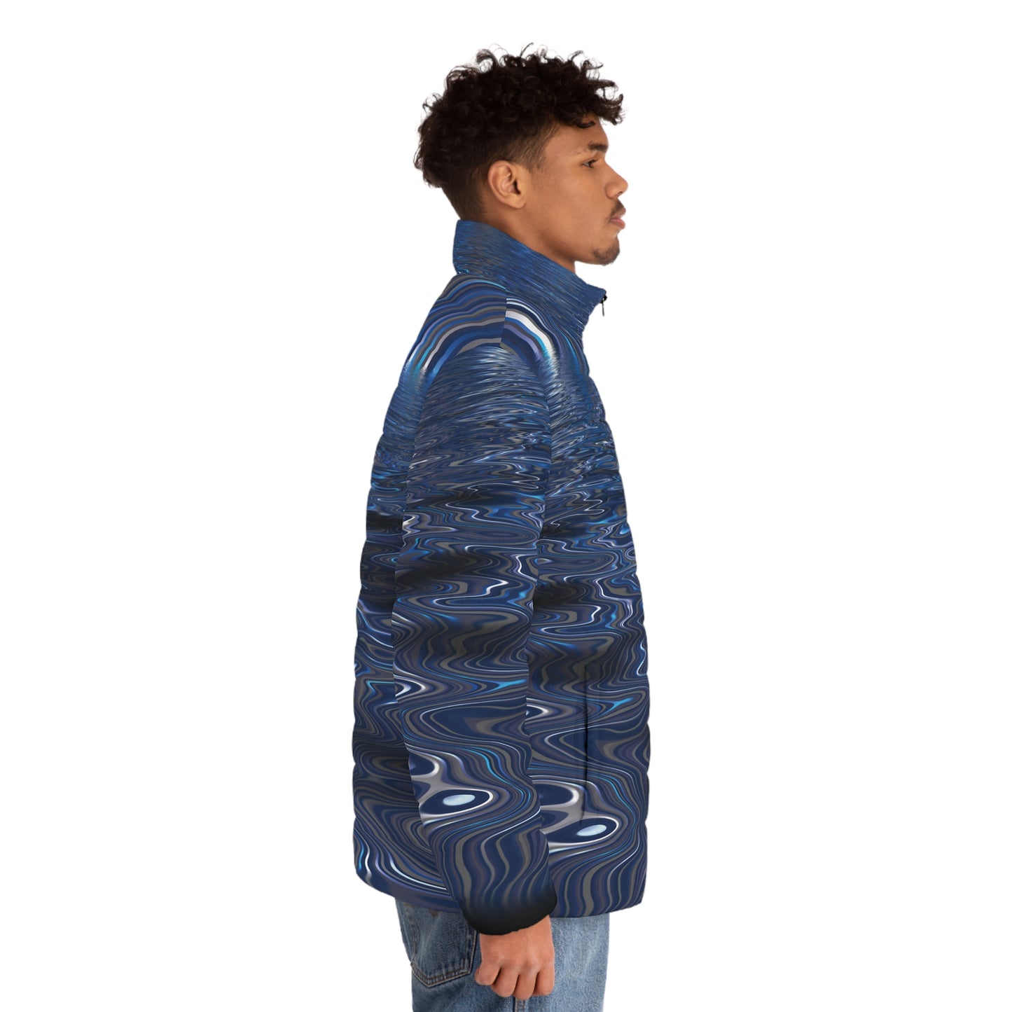 Men's Puffer Jacket "LEVEE" Jhane Barnes custom design