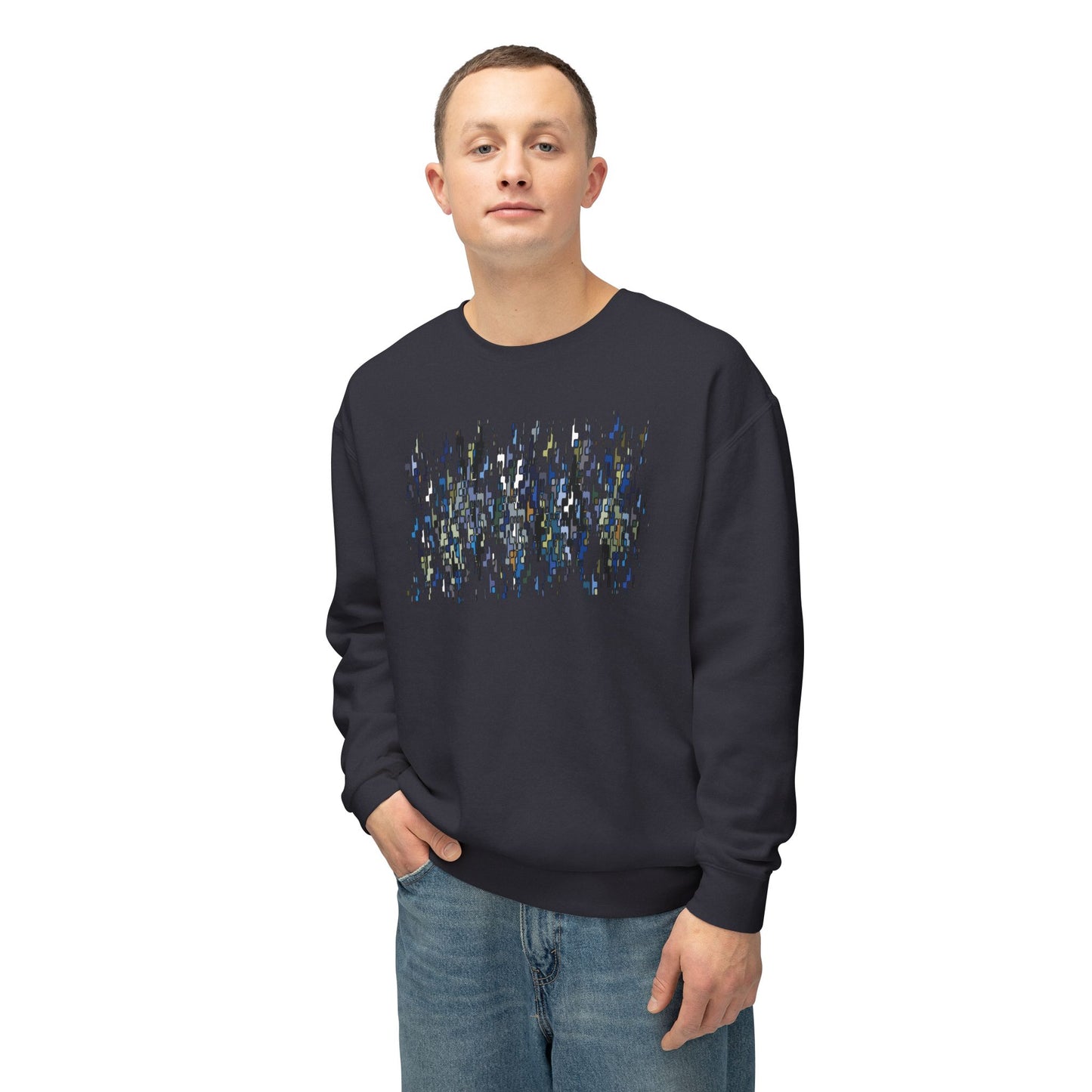 Unisex Lightweight Crewneck Sweatshirt "CIRCUIT"