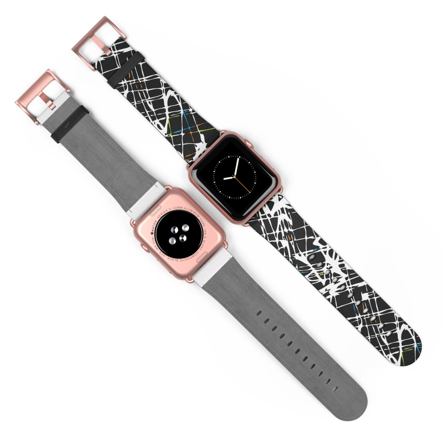 Vibrant Watch Band "SCRIBBLE" Sport Strap for Fitness Lovers