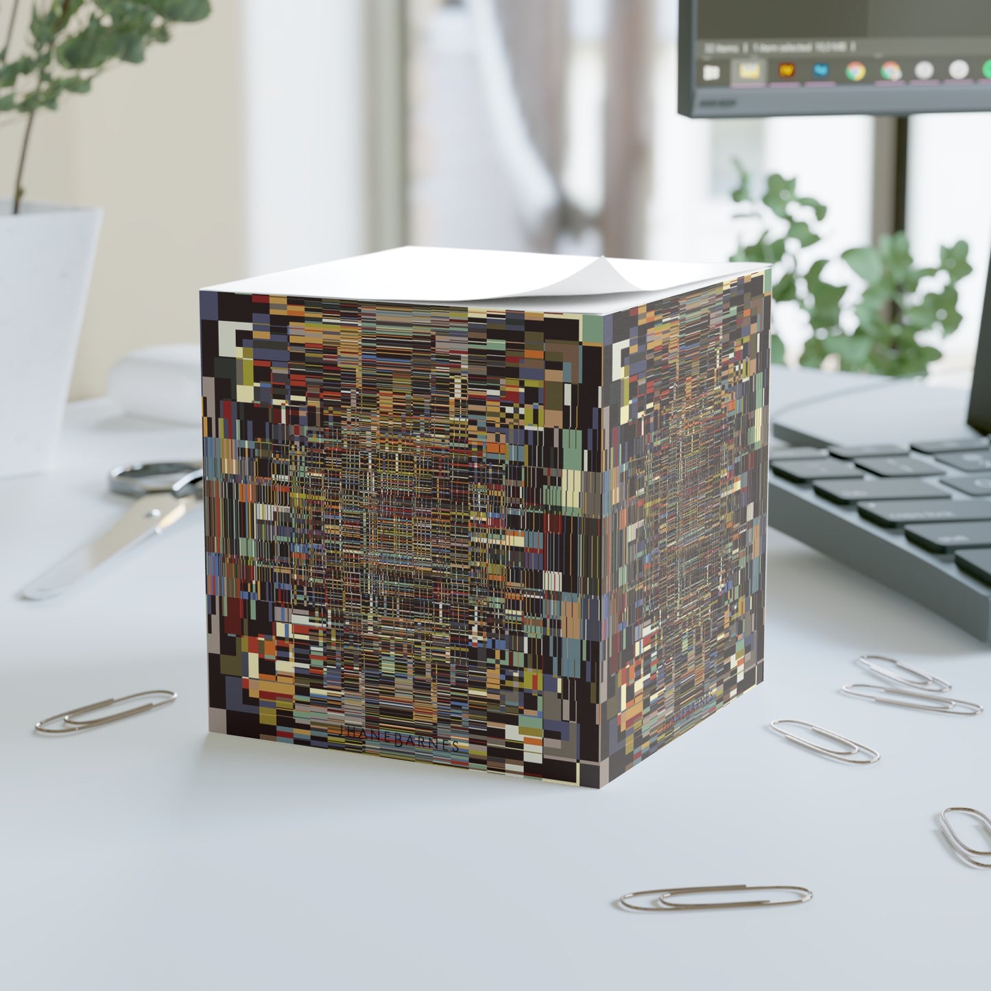 Note Cube "SUSPENSION" col. Varicolor