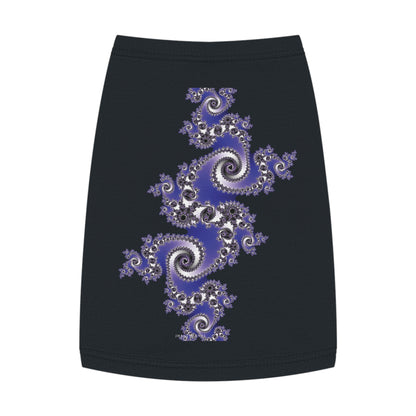 Pet Tank Top "FRACTAL" JB Design in col. Black