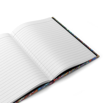 Hardcover Journal Notebook "RAINYDAY WAVE"