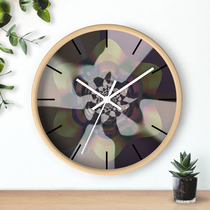 "TRIPPED SYMMETRY" JB custom designed Wall Clock