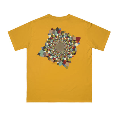 Organic Unisex Classic T-Shirt with Vibrant Schatt Pattern (multiple colors)