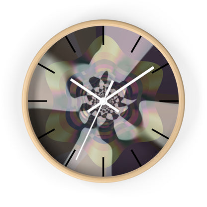 "TRIPPED SYMMETRY" JB custom designed Wall Clock