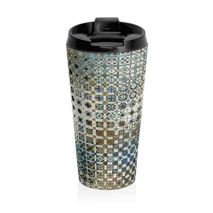 Stainless Steel Travel Mug "BOX STUDY"  Col Mint Chocolate