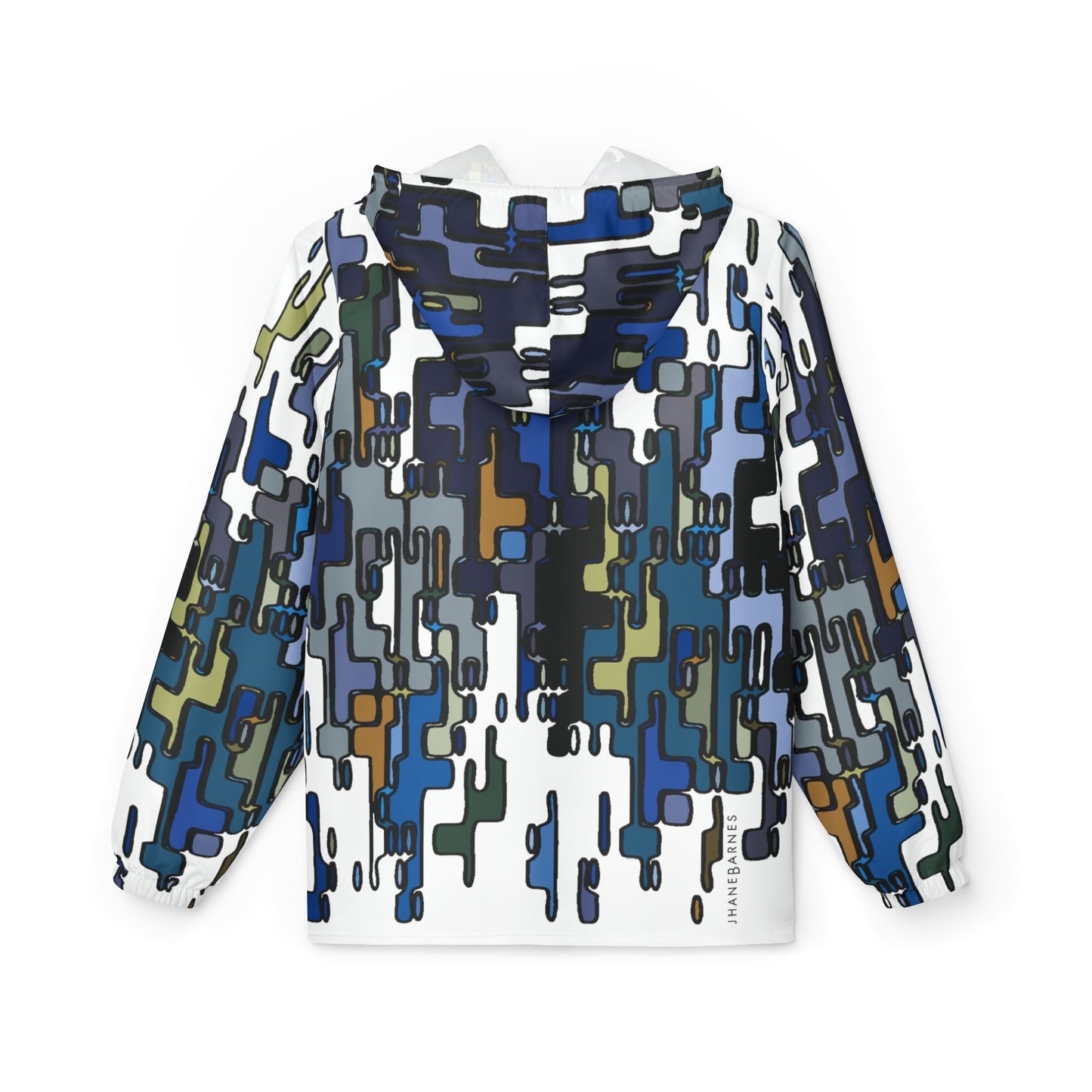 Windbreaker Jacket "CIRCUIT" col. Blue Jeans