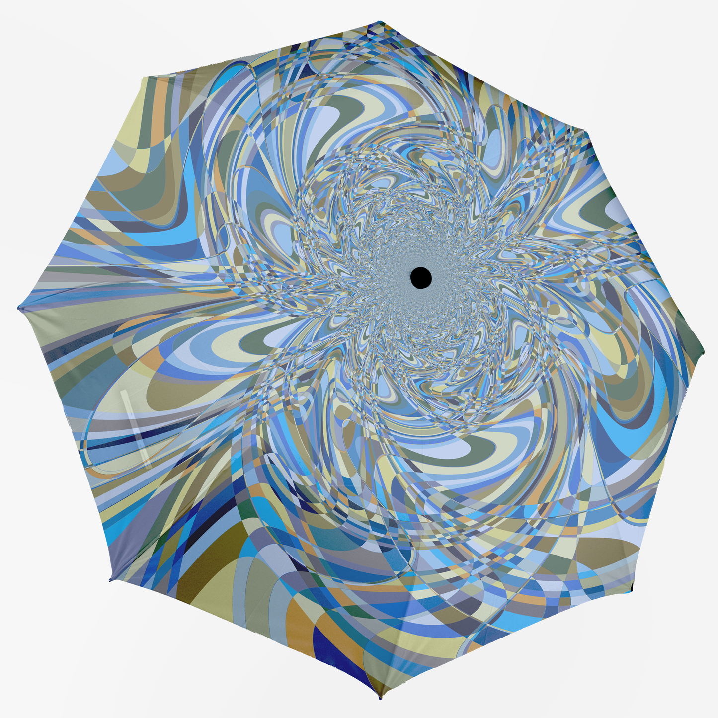 Semi-Automatic Foldable Umbrella "TRUCHET INVERSION" col Blue Jeans