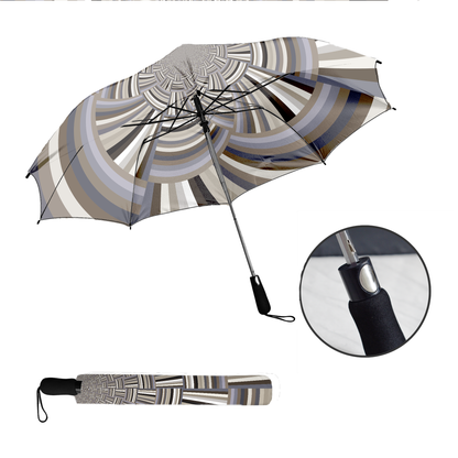 Semi-Automatic Foldable Umbrella "STRIPE INVERSION"  Neutral