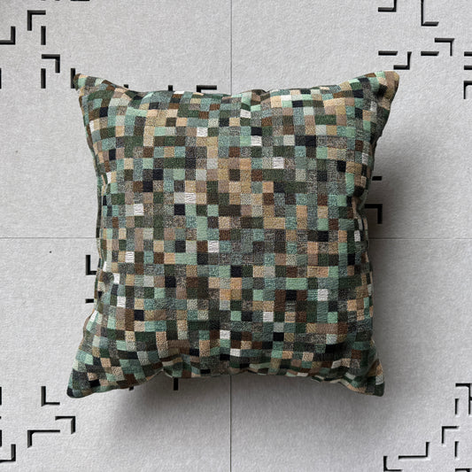 "MAGIC SQUARE" Woven Pillow. Jhane Barnes custom design