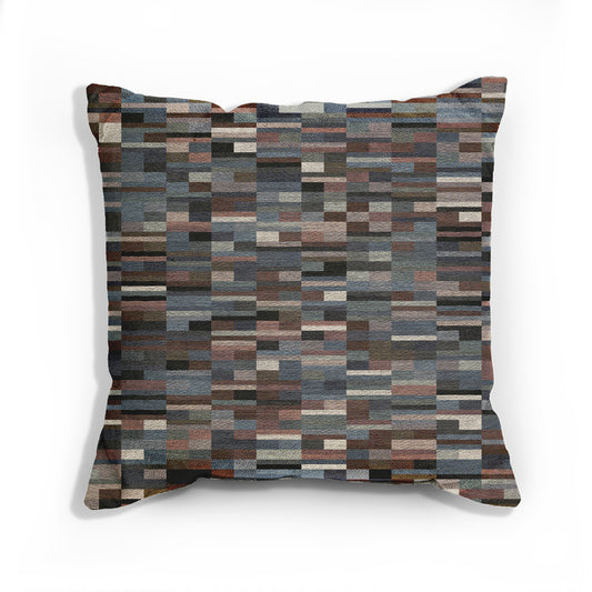 "DOMINOES" col-10. Woven Pillow. Jhane Barnes custom design