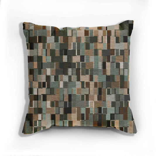 "POLYOMINOES" col-12 Woven Pillow. Jhane Barnes custom design