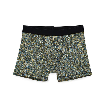 Men's Boxers "MADRAS MAYHEM" col. Twilight Serenade Design By Jhane Barnes