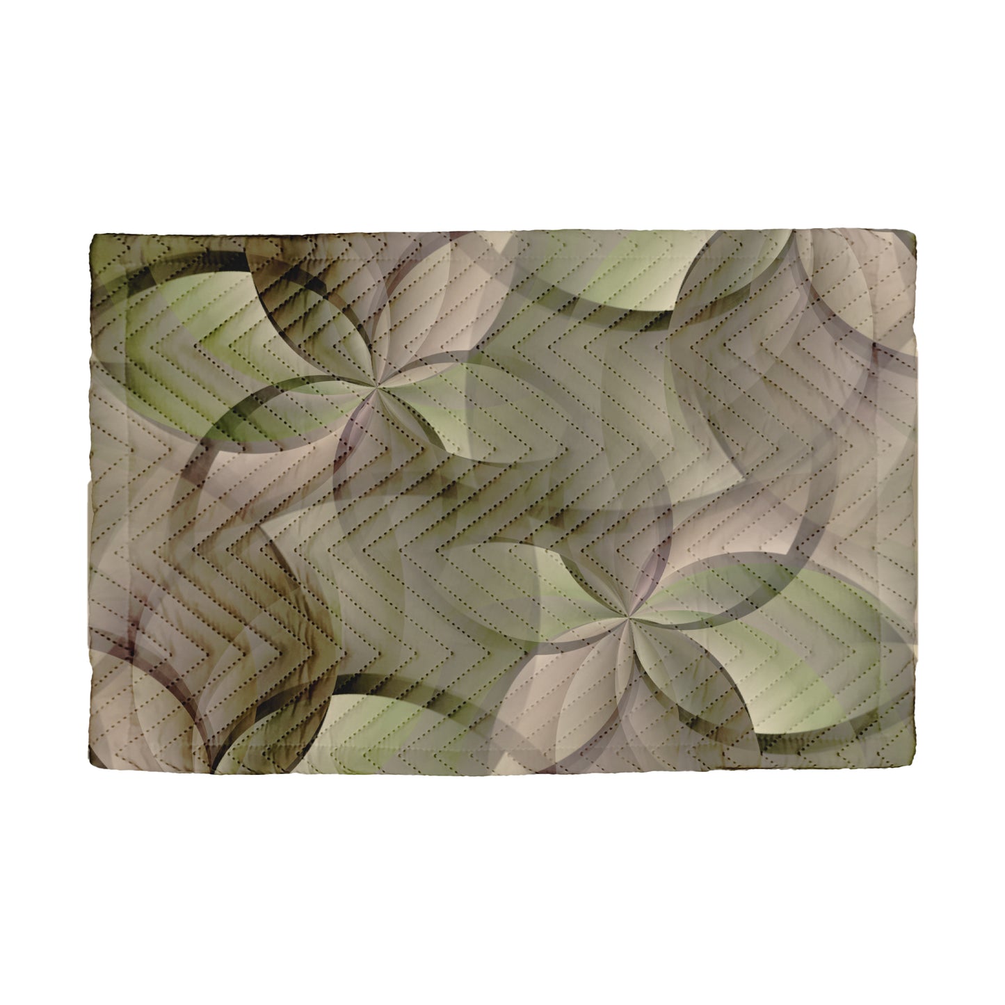 Modern Quilted Placemat "FLORA" col. Apple Tree - Stylish Table Decor for Every Occasion