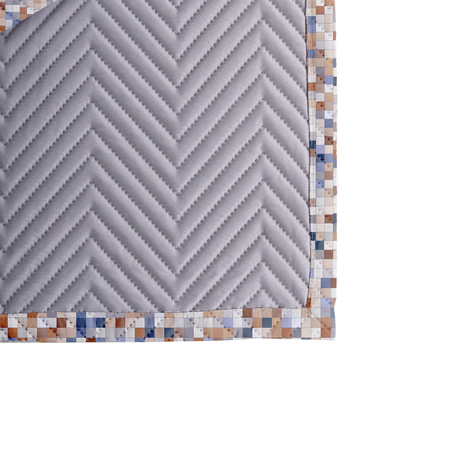 Modern Quilted Placemat "SQUARES" col. Mirage - Stylish Table Decor for Every Occasion