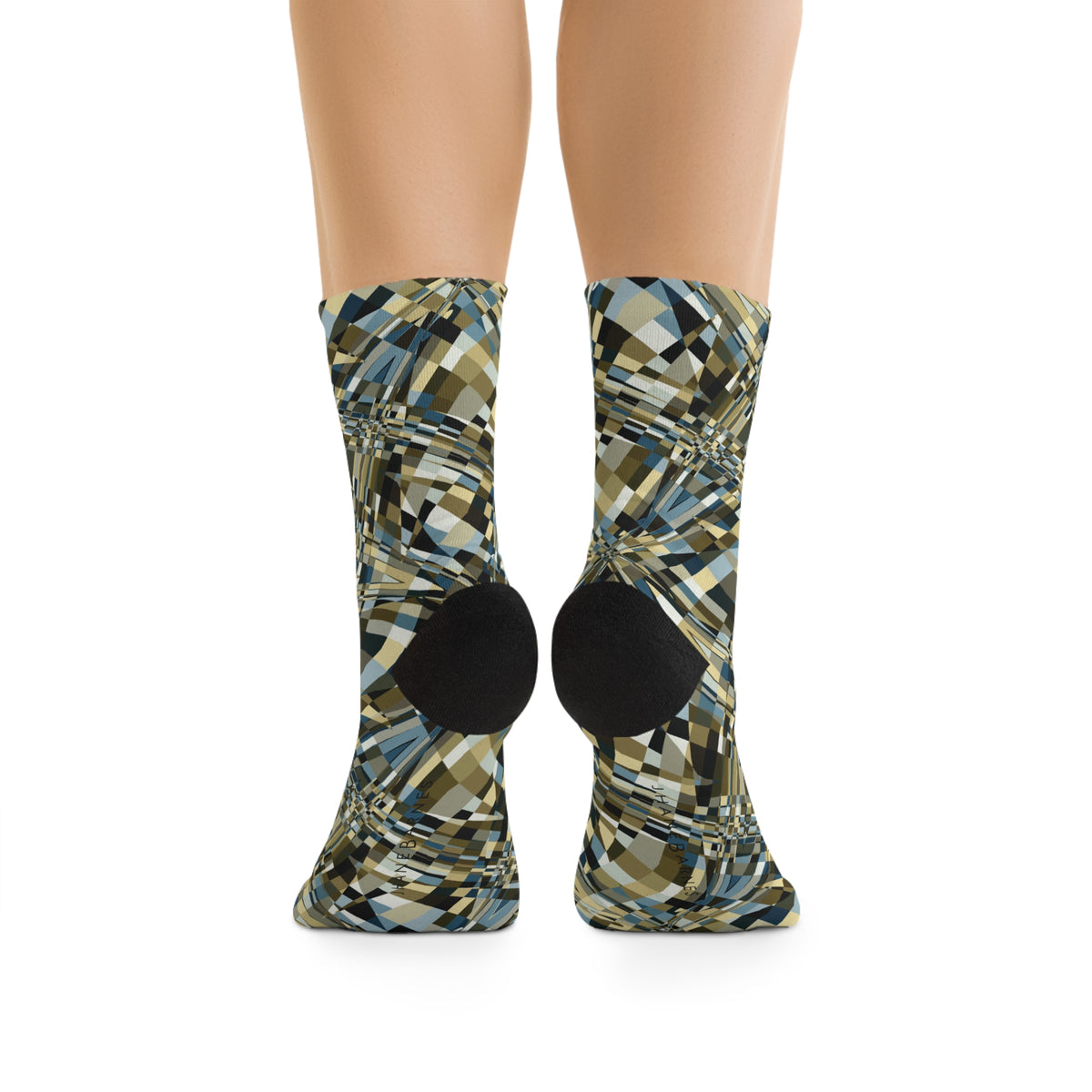 Unisex Printed Socks  "SLICE" col. Twilight Serenade, Jhane Barnes custom design