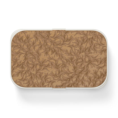 Bento Lunch Box "FEATHER" col Camel - Jhane Barnes custom design