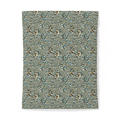 Cotton Duvet Cover "SLICE" col. Mint Chocolate