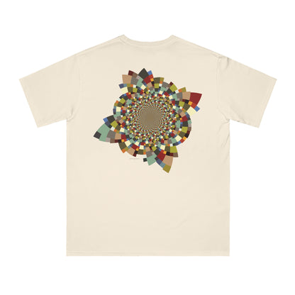 Organic Unisex Classic T-Shirt with Vibrant Schatt Pattern (multiple colors)