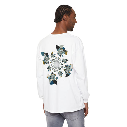 Unisex Long Sleeve T-Shirt "FLORAHEDRON" Perfect for Casual Comfort and Unique Style