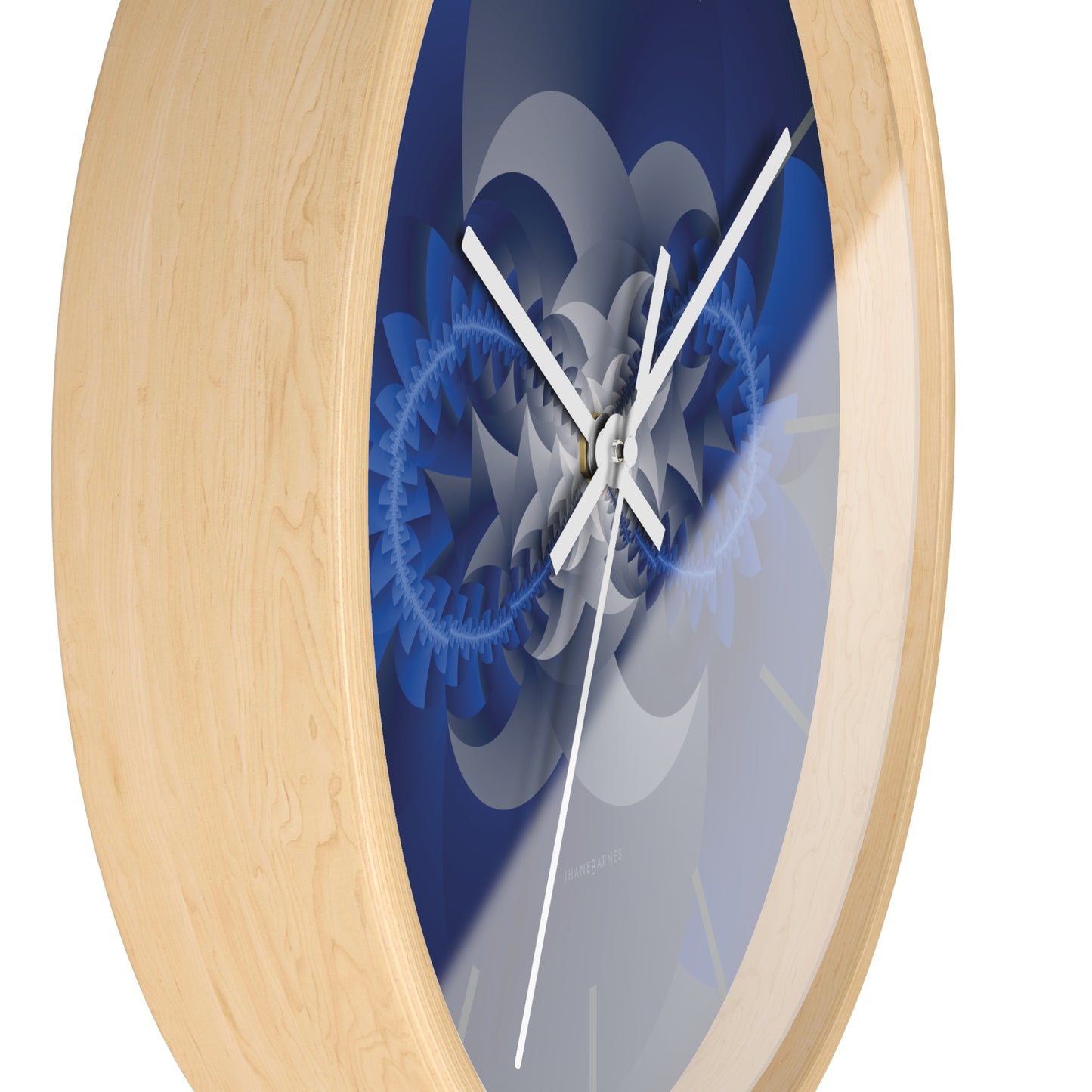 "INFINITY"  col True Blue, a Jhane Barnes custom designed Wall Clock