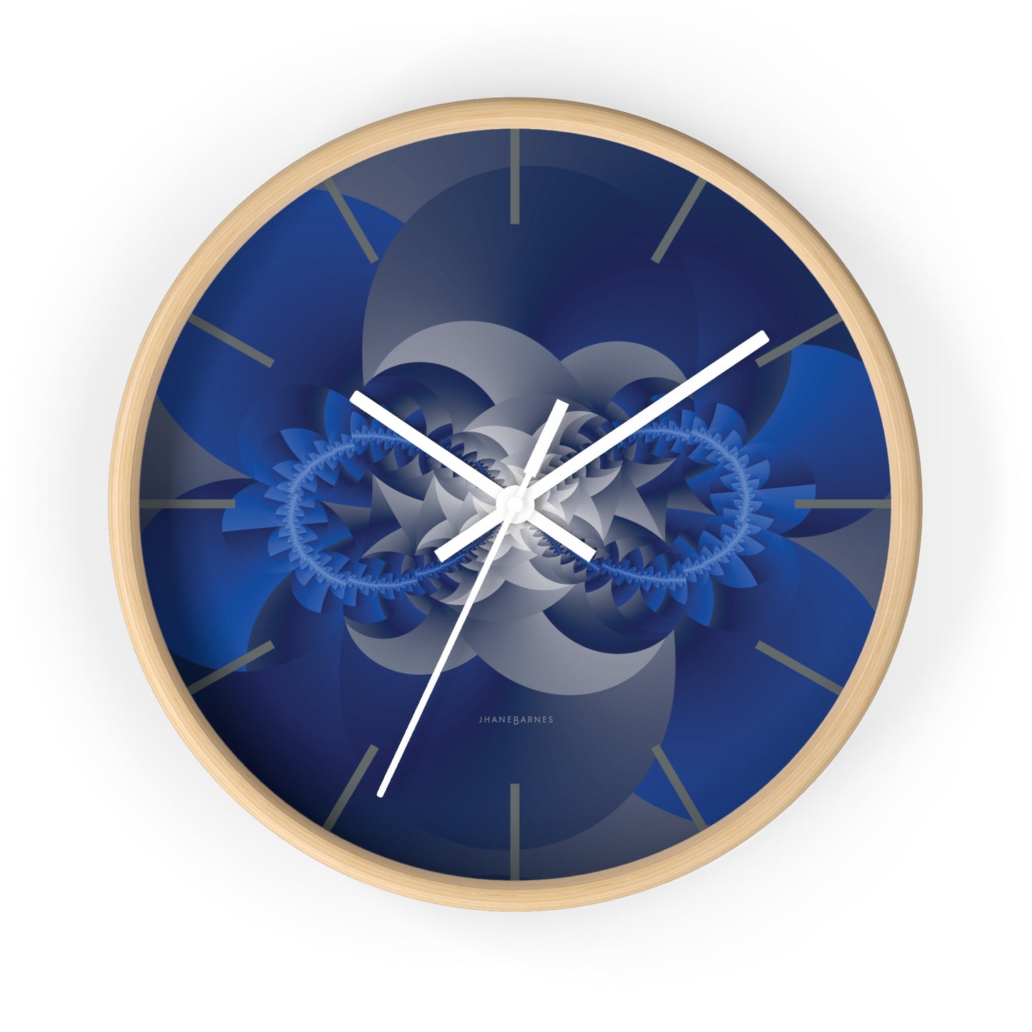 "INFINITY"  col True Blue, a Jhane Barnes custom designed Wall Clock