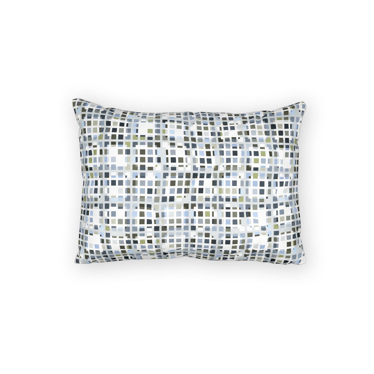 Cotton Pillow Sham "SQUARZE" col. Slate Brigade