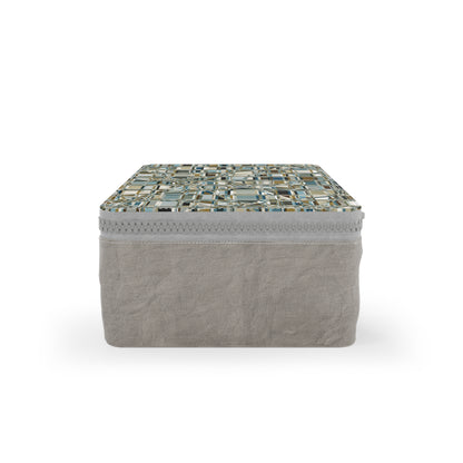 Zip Lunch Box "GRIDWRAP" col. Mint Chocolate