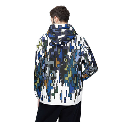 Windbreaker Jacket "CIRCUIT" col. Blue Jeans