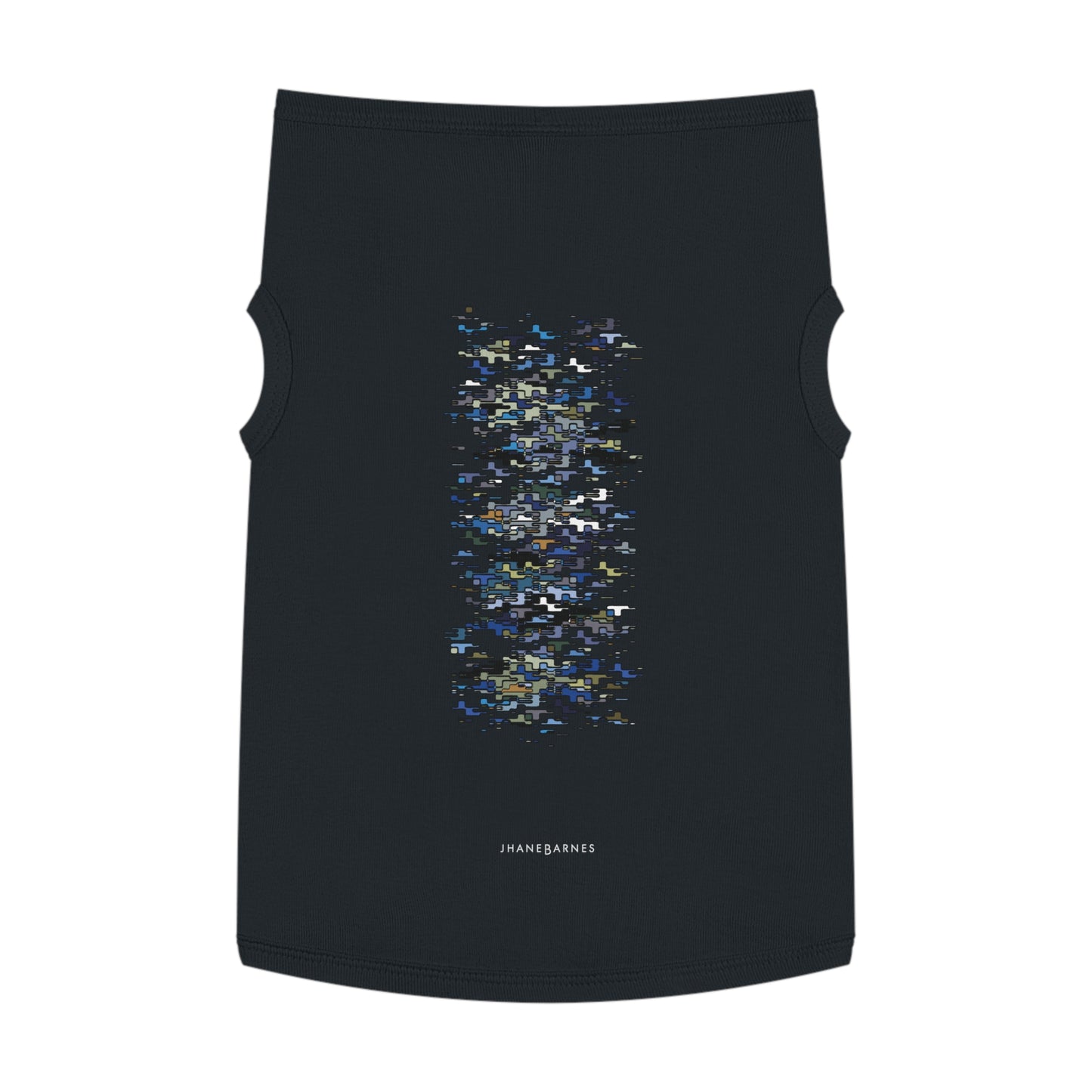 Pet Tank Top "CIRCUIT" JB Design in col. Black