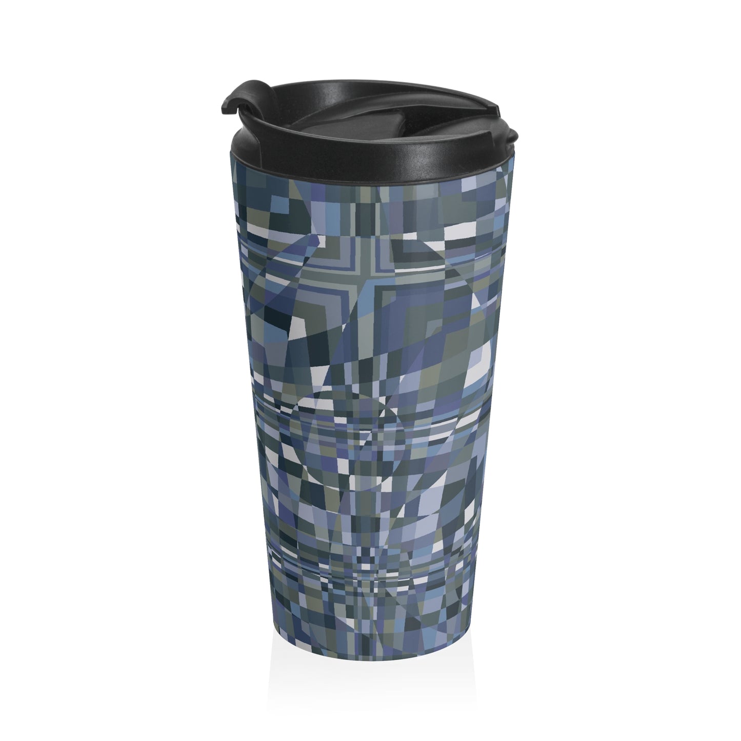 "QUAD"  Col Ocean - Stainless Steel Travel Mug