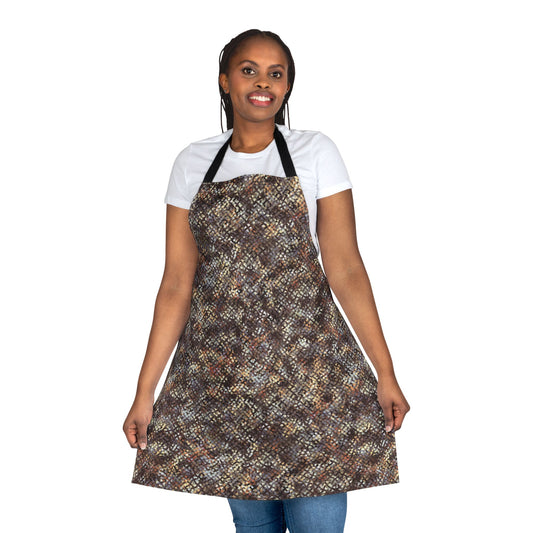 Apron, Jhane Barnes design "MEZZO" col. Brown