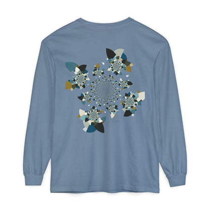 Unisex Long Sleeve T-Shirt "FLORAHEDRON" Perfect for Casual Comfort and Unique Style