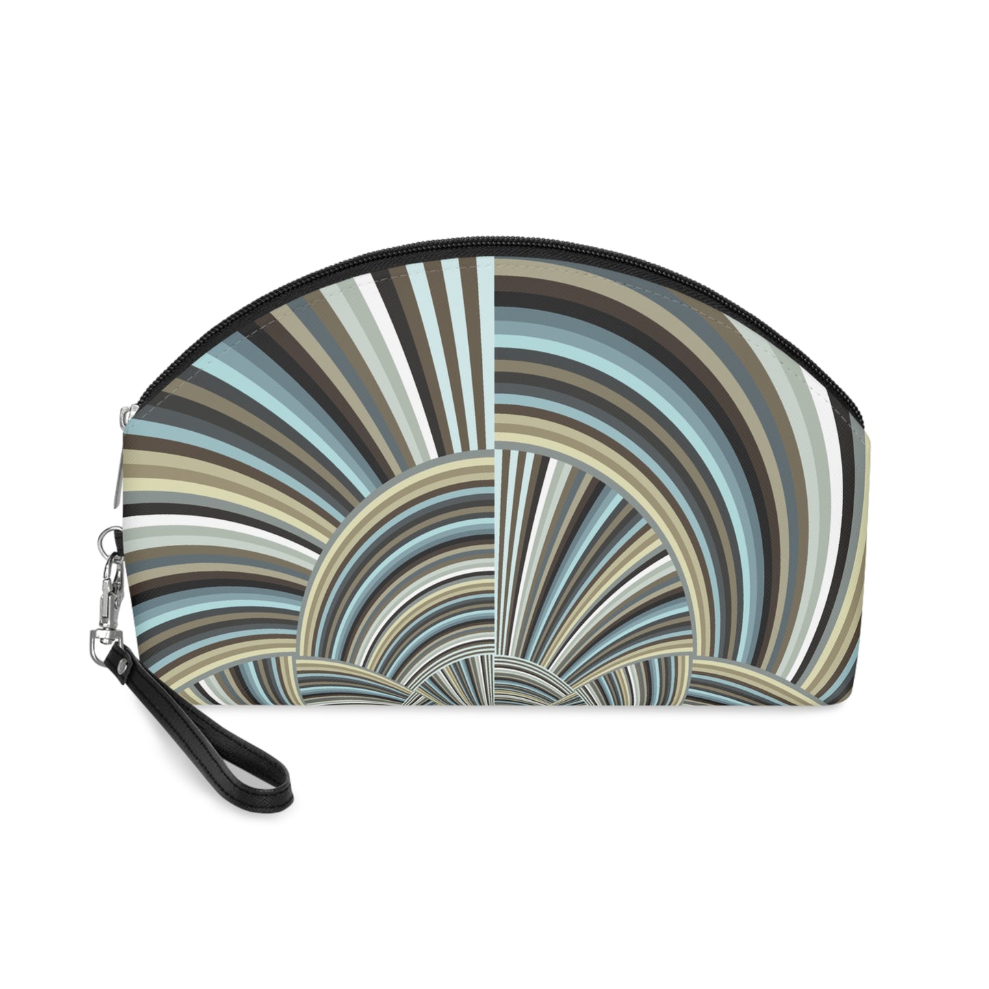 Stylish Makeup Bag with Jhane Barnes custom design "STRIPE INVERSION"