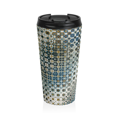 Stainless Steel Travel Mug "BOX STUDY"  Col Mint Chocolate