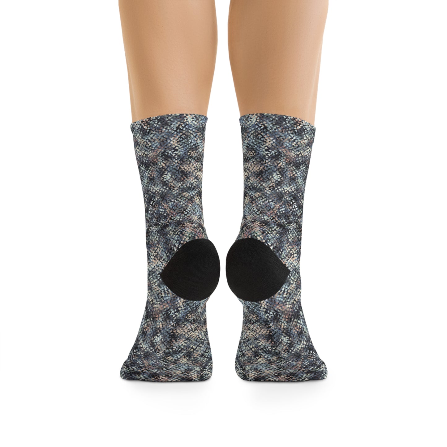 Recycled Poly Socks  "MEZZO" Jhane Barnes custom design