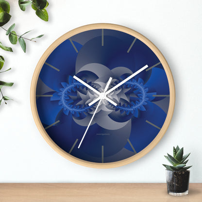 "INFINITY"  col True Blue, a Jhane Barnes custom designed Wall Clock