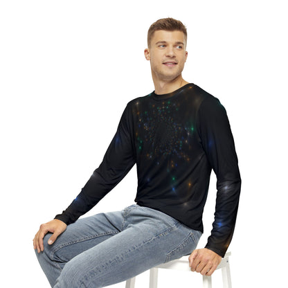 Long Sleeve Shirt for Men "STELLAR UNIVERSE" Design