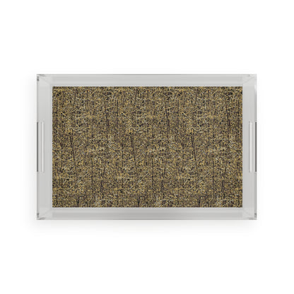 Acrylic Serving Tray "BRANCHES"