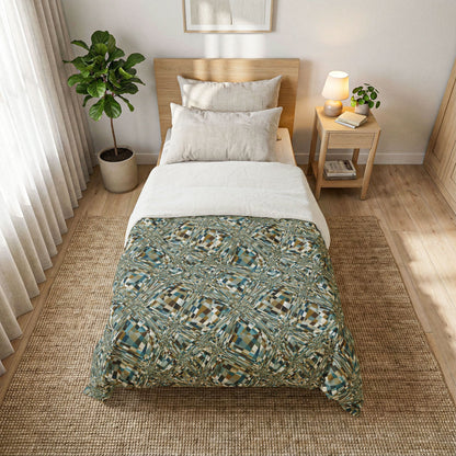 Cotton Comforter "SLICE" col. Mint Chocolate