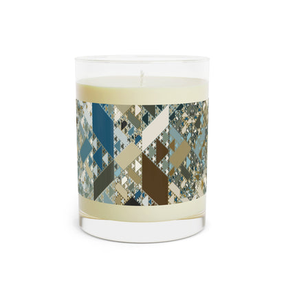 "SIERPINSKI"  col. Mint Chocolate  Scented Candle - choose from three scents, 11oz