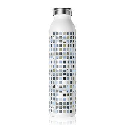 Slim Water Bottle "SQUARZE" col. Slate Brigade