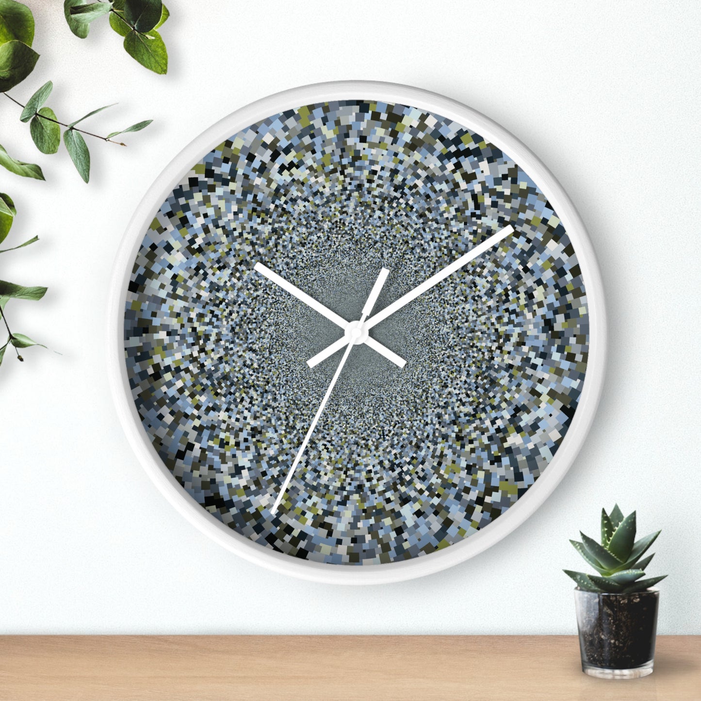Wall Clock "SCHATT INVERSION" col. Slate Brigade