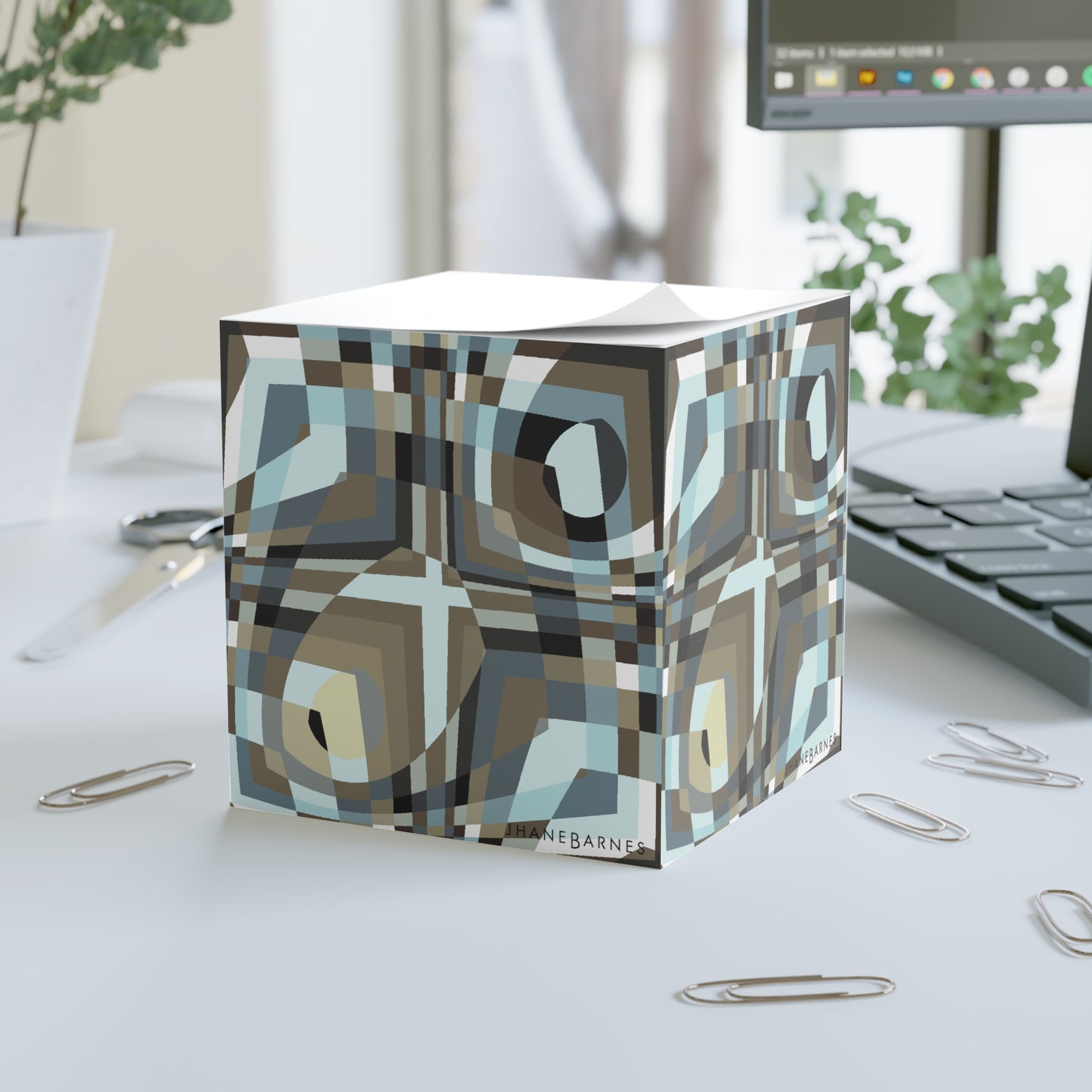 Note Cube "QUAD" col. Mint Chocolate