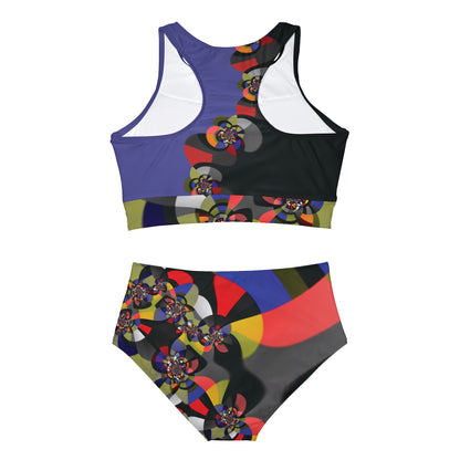 Sporty Bikini Set "MONDRIAN SPACE"