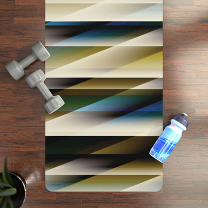 Rubber Yoga Mat "DESERT SANDS"  Jhane Barnes custom design